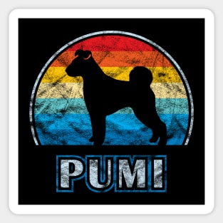 Pumi Vintage Design Dog Sticker